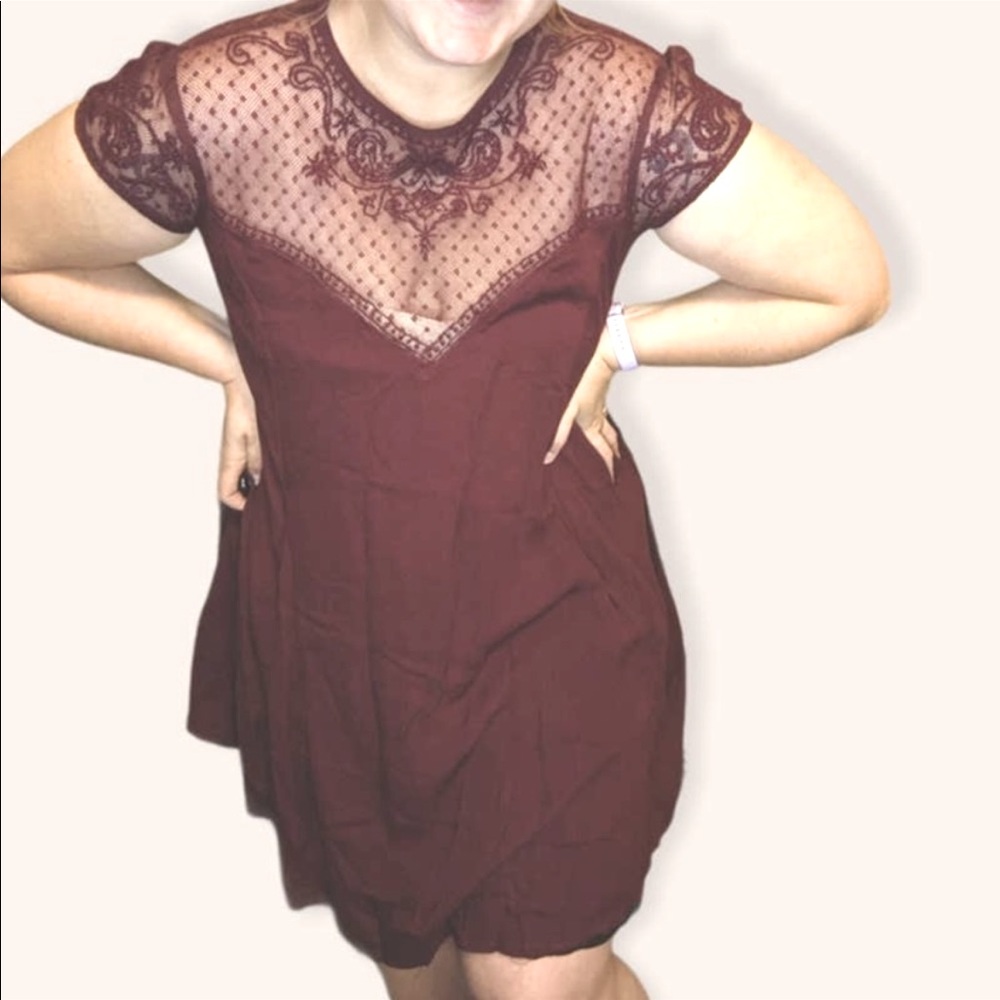 Urban Outfitters Kimchi Blue Lace Tunic Dress M